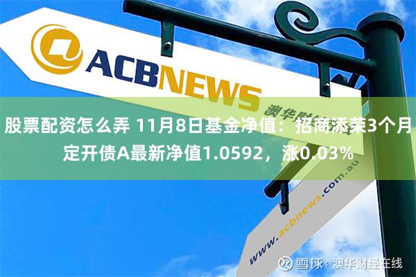 股票配资怎么弄 11月8日基金净值：招商添荣3个月定开债A最新净值1.0592，涨0.03%