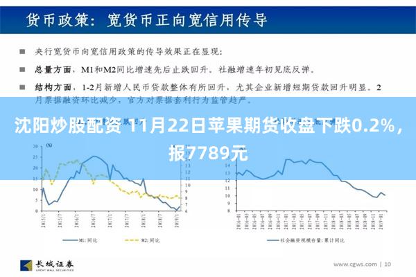 沈阳炒股配资 11月22日苹果期货收盘下跌0.2%，报7789元